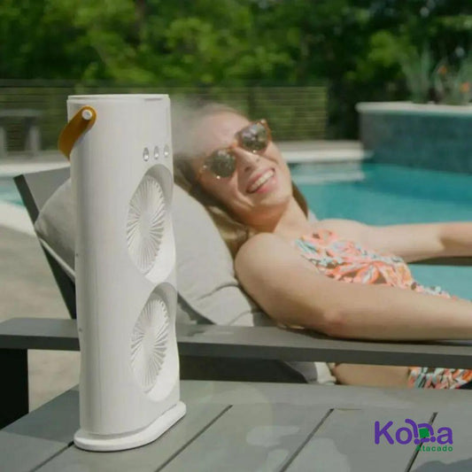 Ventilador Climatizador Duplo - 3 em 1