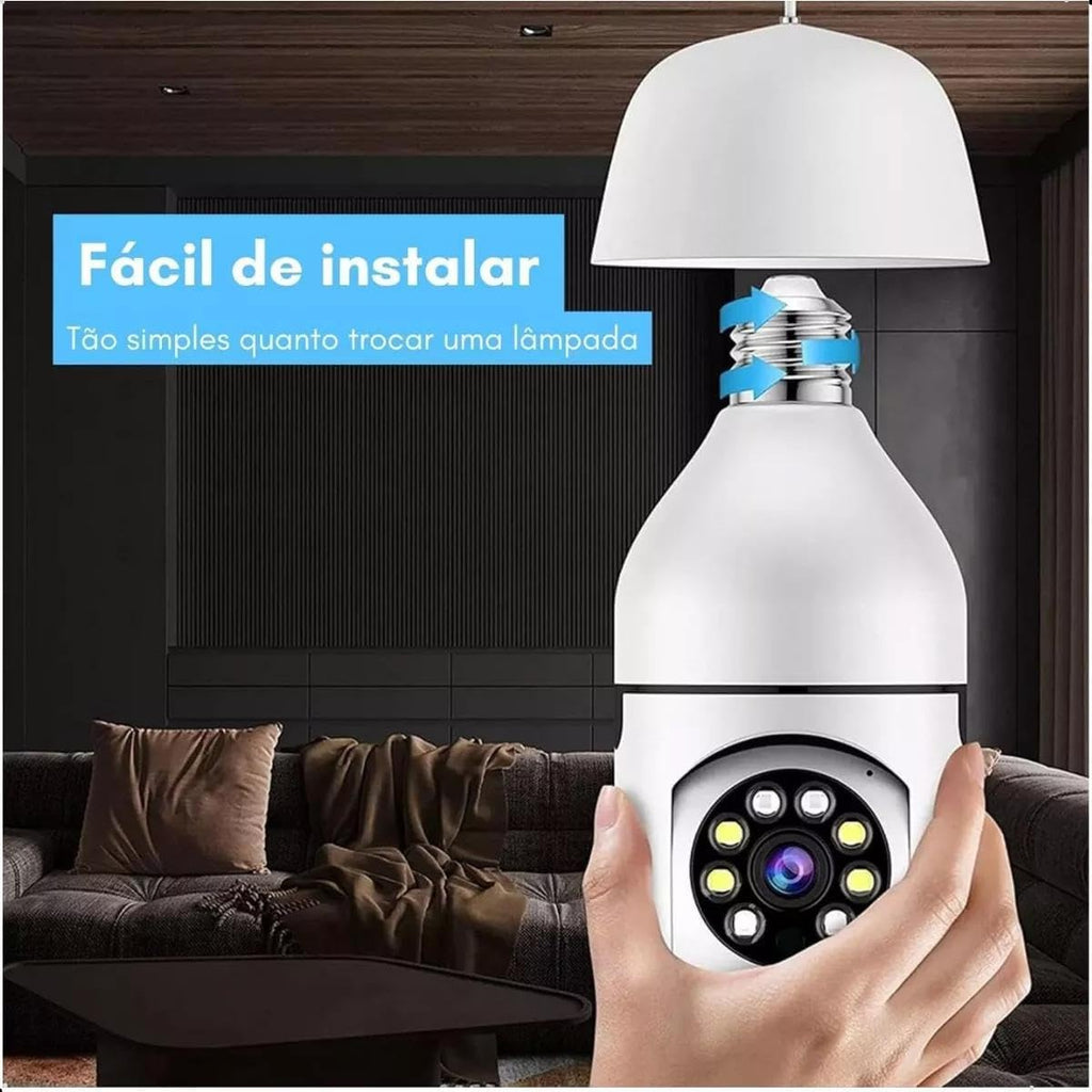 Câmera de Segurança - WiFi Resolução Full HD 1080p Com Visão Noturna