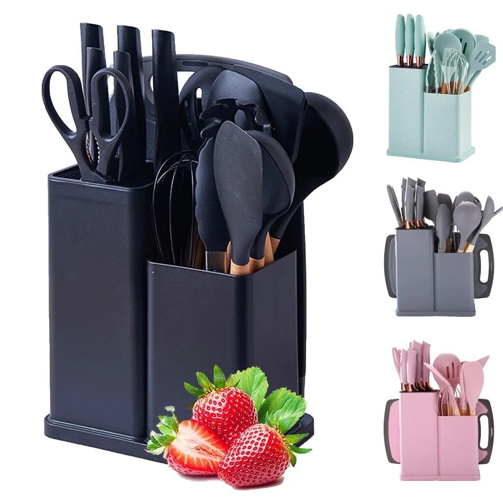 Kit de Utensílios de Cozinha com 19 Peças