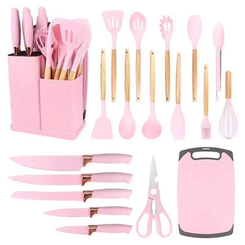 Kit de Utensílios de Cozinha com 19 Peças