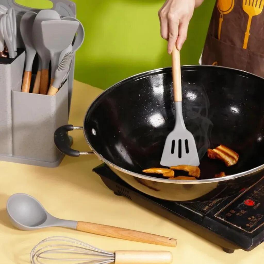 Kit de Utensílios de Cozinha com 19 Peças